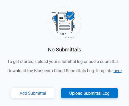 Download submittal log template