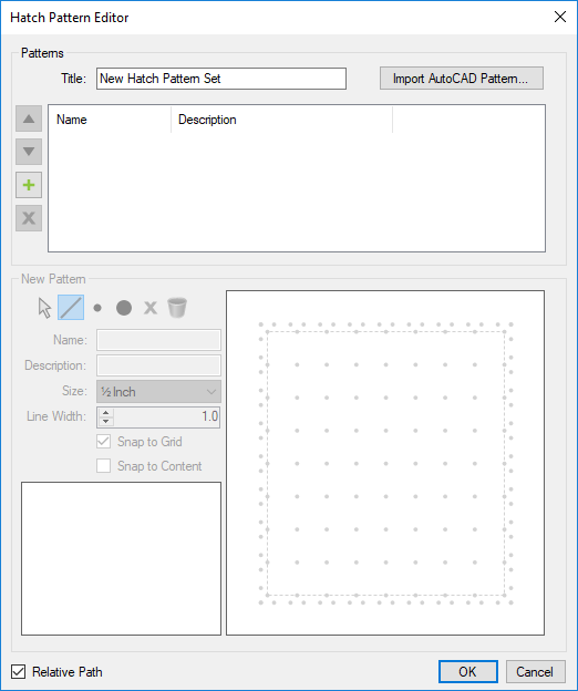 Hatch Patterns and the Hatch Pattern Editor