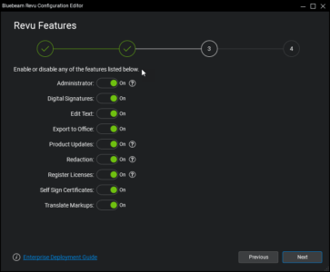 Skærmbilledet MSP Revu-funktioner i Bluebeam Revu