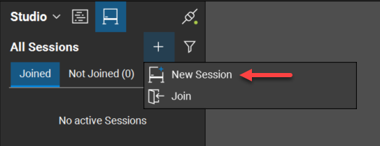 Select Add > New Session