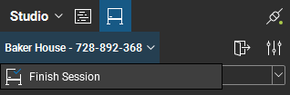 Select "Finish Session"