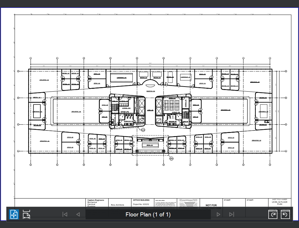 Revu 미리보기 창을 설명하는 이미지입니다. 