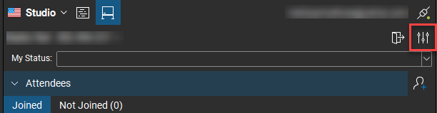 세션 설정 선택