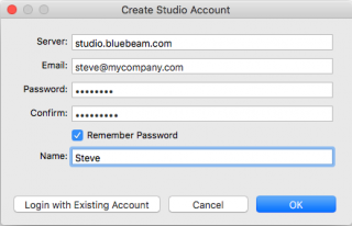 bluebeam revu for mac create action button