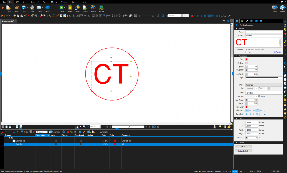 How To Create Grouped Markups With The Correct Subject | Bluebeam ...