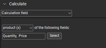 Calculation Form Field