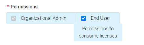 End User Permissions
