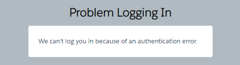 Problem logging in Subscription Management Portal