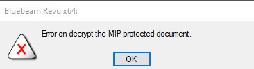 MIP error message